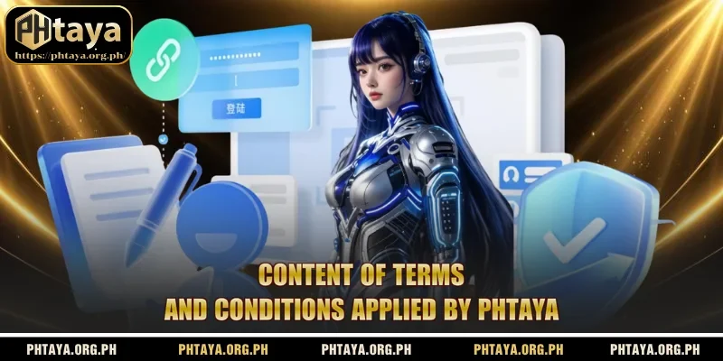 Content of terms and conditions applied by Phtaya
