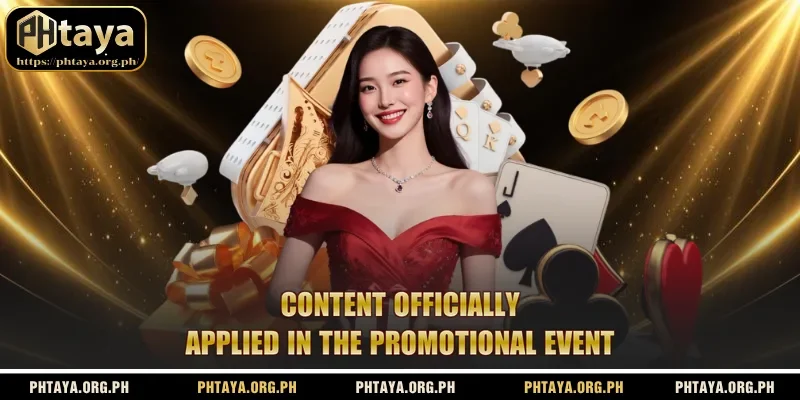 Content officially applied in the promotional event